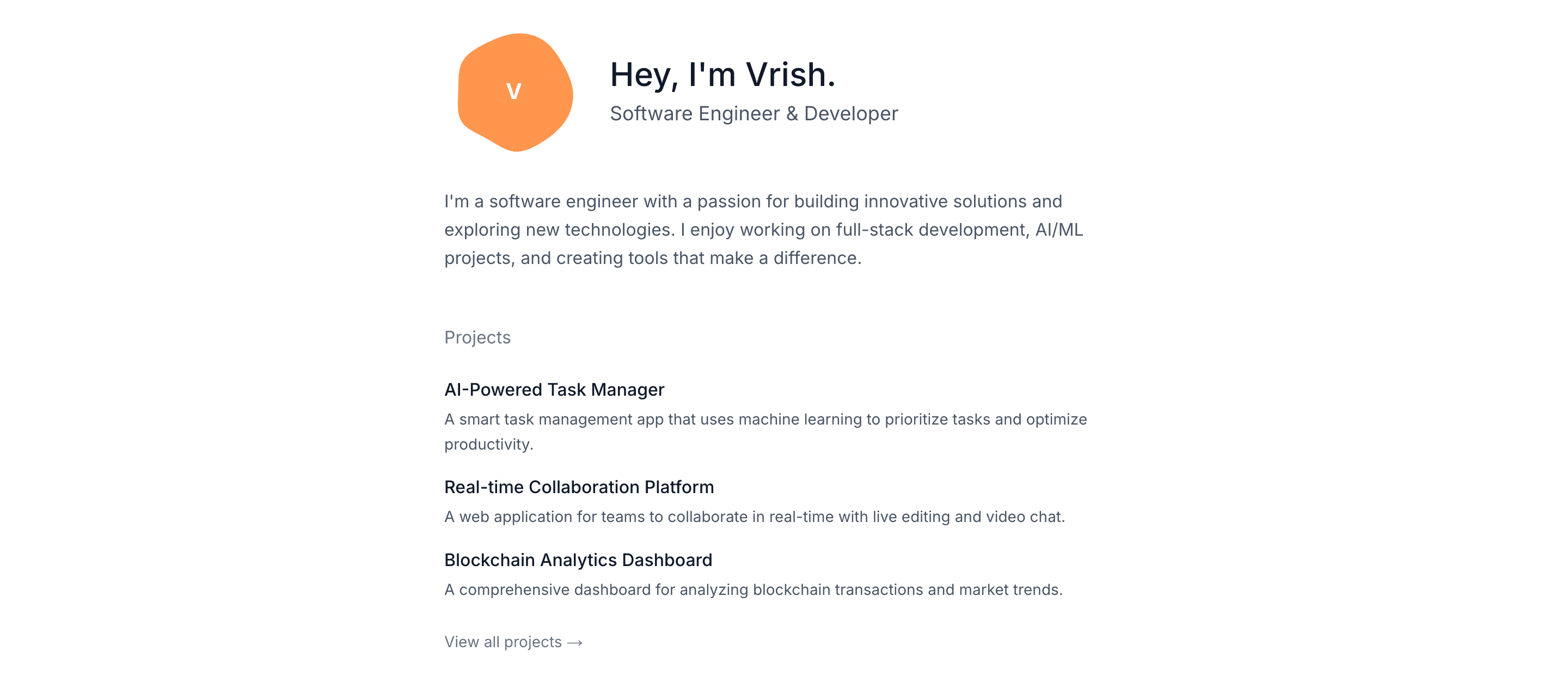 Portfolio + Newsletter